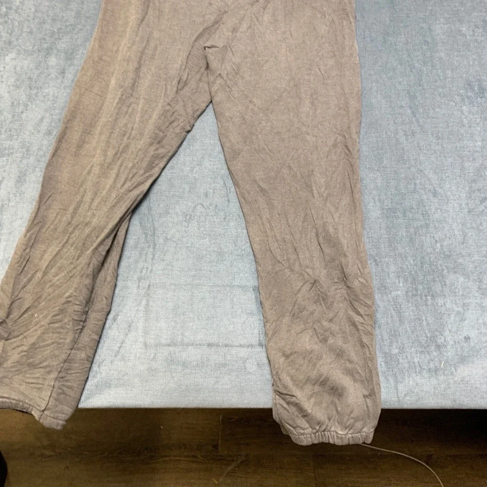 VTG Champion Authentic Sweatpants Mens XL Gray Logo Straight Leg Elastic Waist